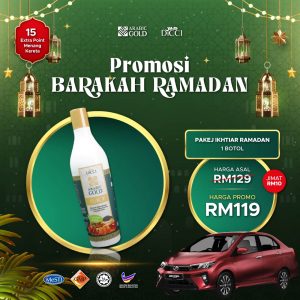 Pakej 1 Botol Jus Arabic Gold