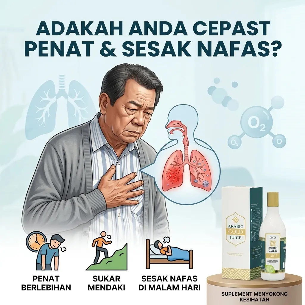 Cepat penat dan sesak nafas
